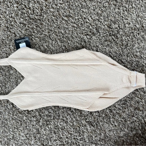Viscose bodysuit (nude, NWOT) new NO tags. Pretty little things - Picture 3 of 8